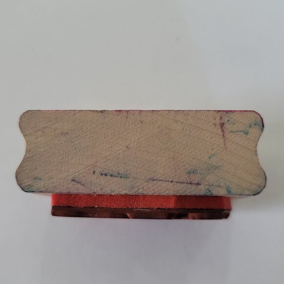 1996 Rubber Stampede Rubber Stamp Bedtime Tweety Bird Wearing Sylvester Slippers - Picture 5 of 11